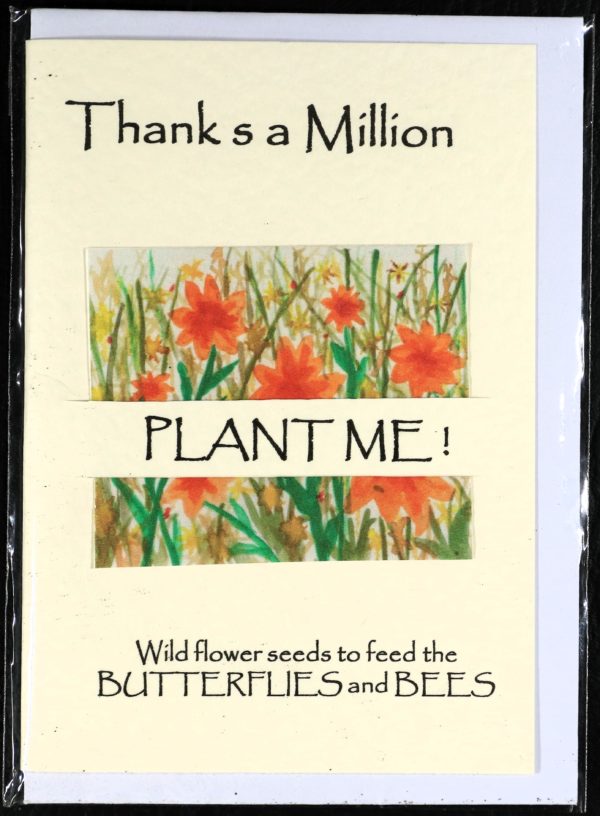 "Thanks a Million" Seed Card