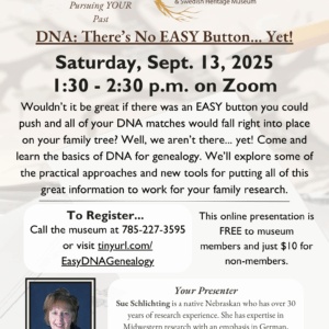 "DNA: There's No EASY Button...YET!" Registration: Sept. 13, 2025