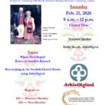 "Beginning Swedish Research" Half-Day Workshop Registration: Feb. 21, 2026